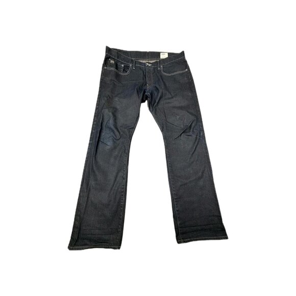 G-Star Other - G-Star Raw Jeans Mens 40/32 Black Denim Dark Wash Straight Leg Classic Zip Fly